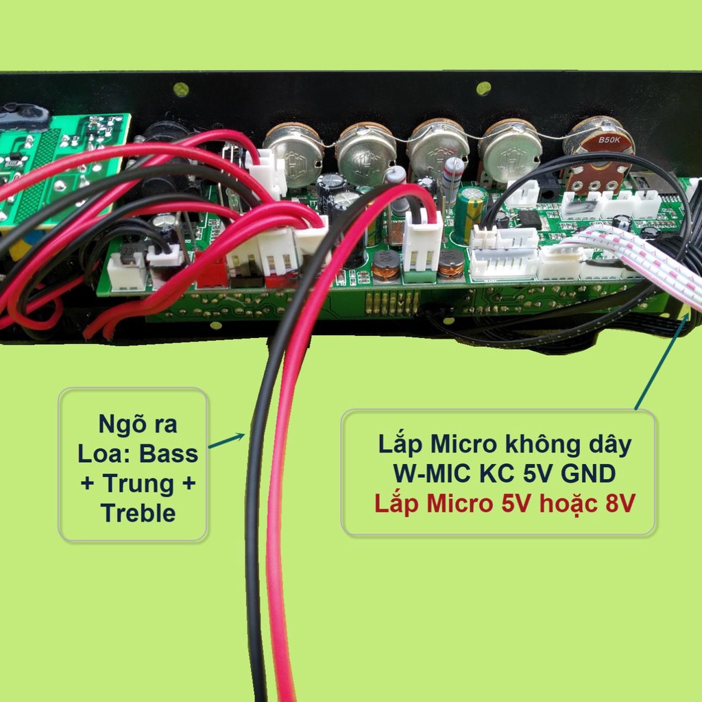 Mạch loa kéo DSP lập trình chống hú IC CS8673E 130W có nguồn xung 220V Bluetooth thế hệ mới