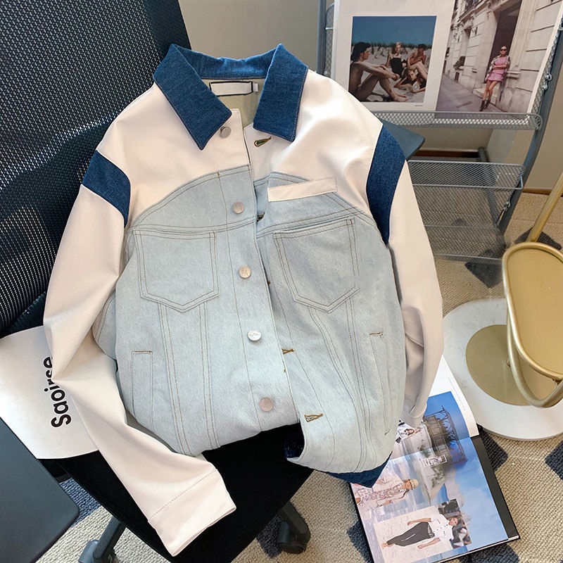 Áo Khoác Polo Chất Liệu Denim Cao Cấp