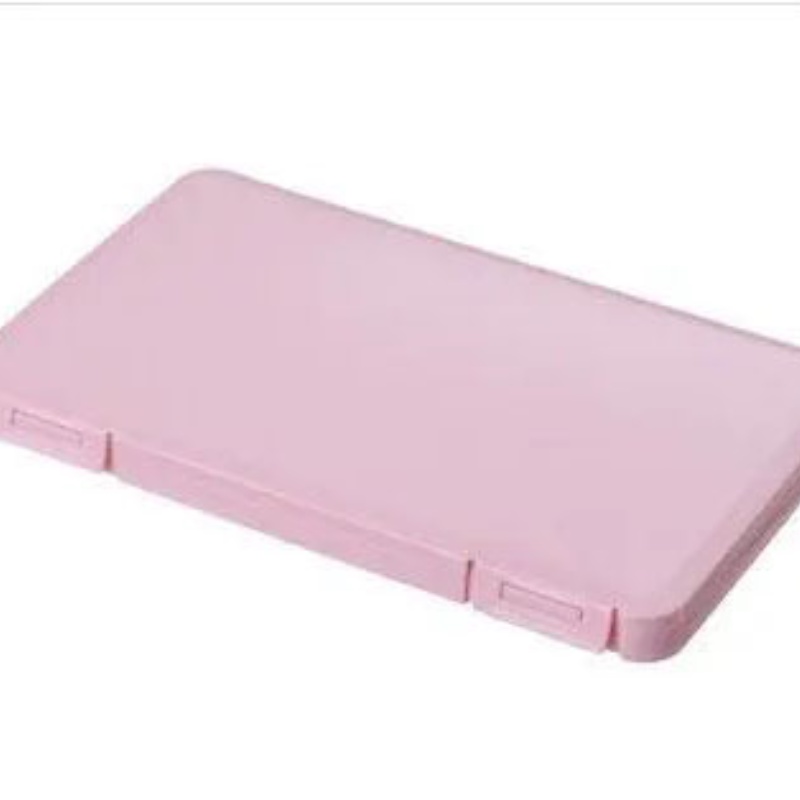 Hộp Đựng Khẩu Trang Bằng Nhựa Thiết Kế Hai Khóa Cài Chống Bụi Tạm Thời Phong Cách Nhật Bản