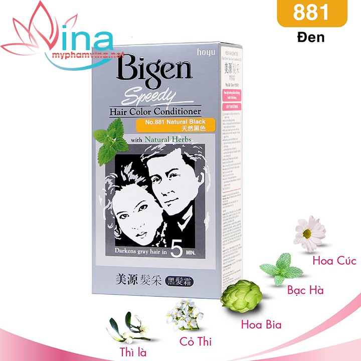 Thuốc Nhuộm Tóc Bigen Speedy 120ml (Bigen Xám)