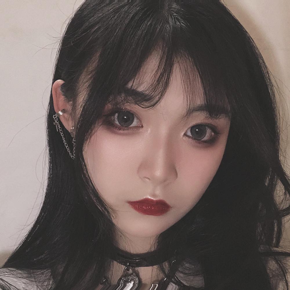 Khuyên Tai Dạng Xỏ Sụn Bằng Hợp Kim Phong Cách Hip Hop Hàn Quốc Cho Nữ