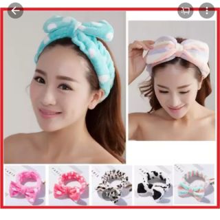 Băng Đô Nơ Xinh - Băng Đô Rửa Mặt Nhiều Màu