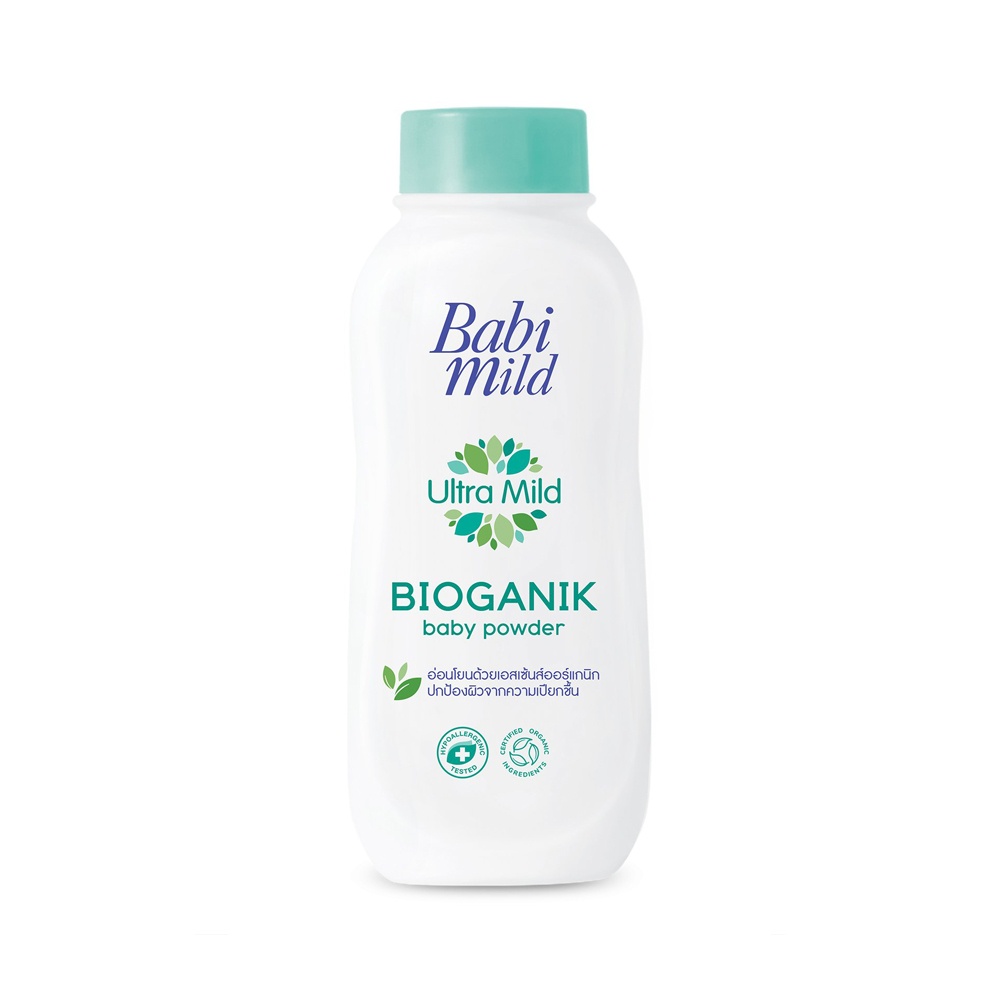 Phấn thơm Babi mild Bioganik trẻ em 180g