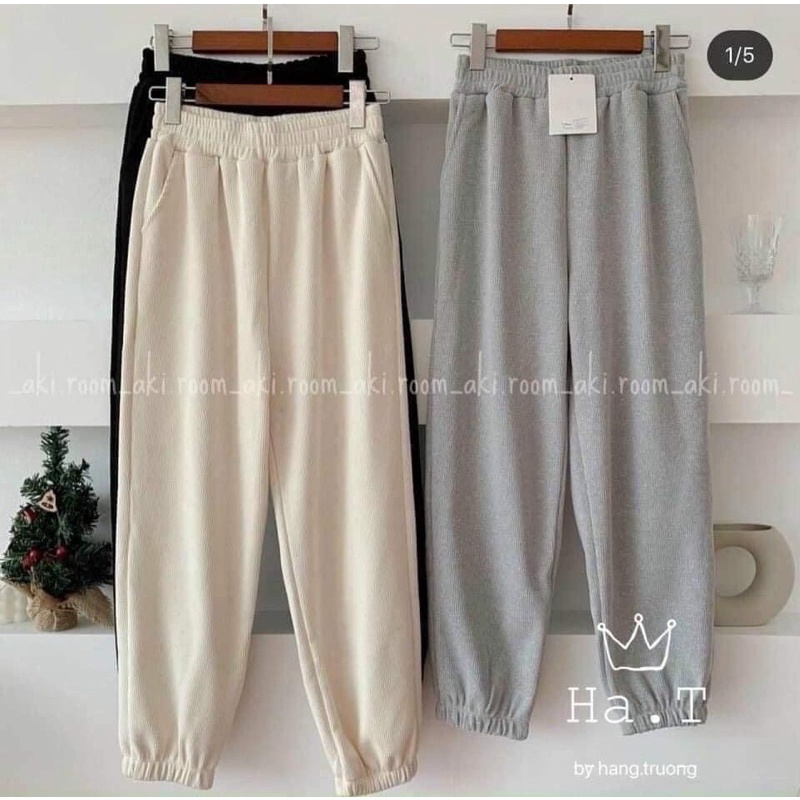 Quần Thun Tăm Chun Gấu