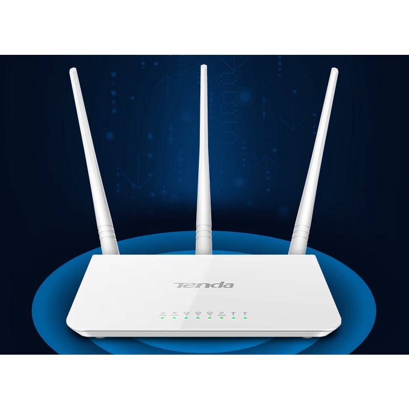 Bộ phát wifi Tenda F3 Router Tốc độ 300Mbps.Ngôn ngữ Tiếng Anh, Hỗ trợ kích sóng wifi