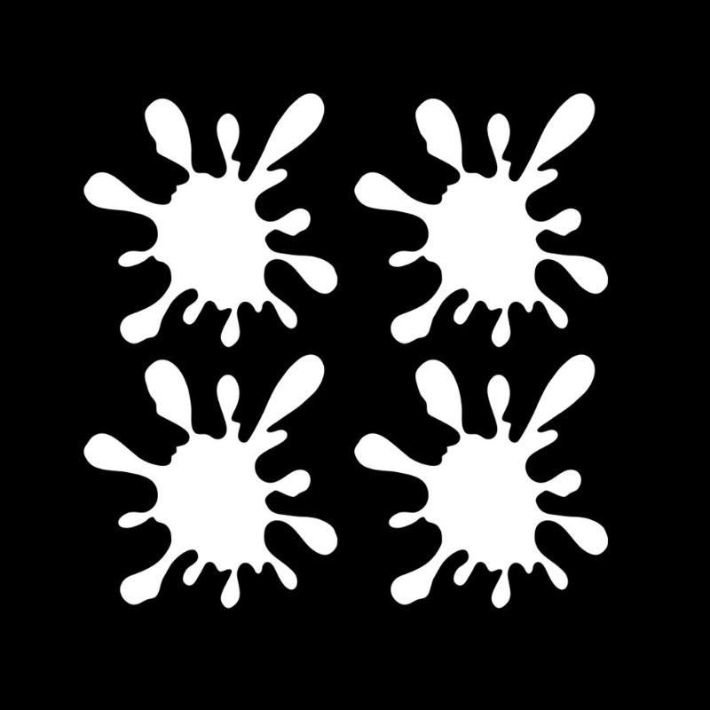 Đề Can Dán Trang Trí Xe Hơi Hình Giọt Nước Kích Thước 10X10cm