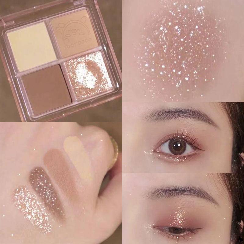 Bảng Phấn Mắt 4 Màu Sắc Toot Dodo