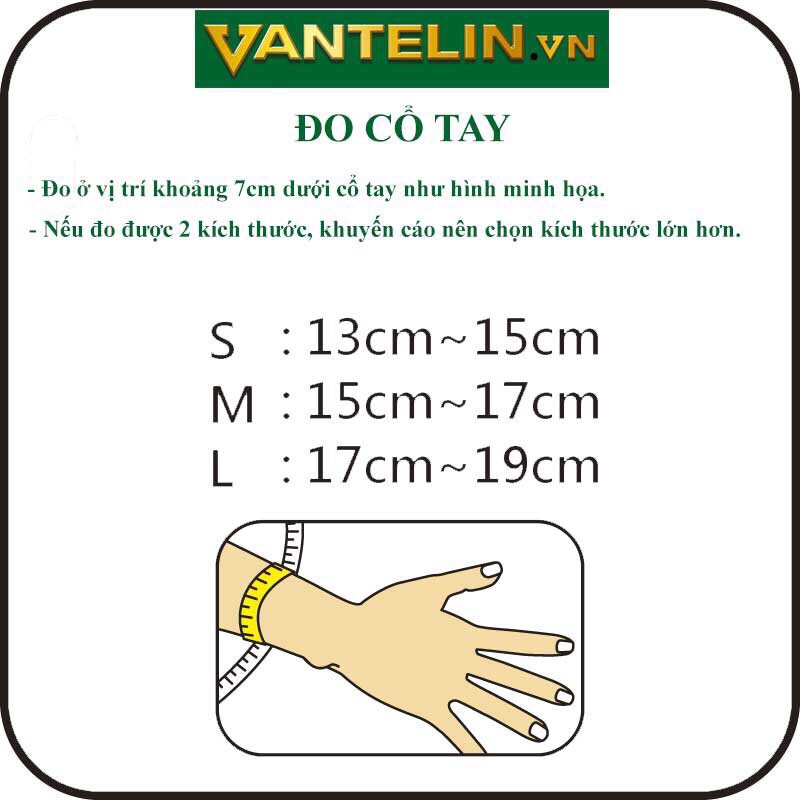 [Chính Hãng] Băng bảo vệ cổ tay Vantelin dùng băng cổ tay tập gym, thể thao, bảo vệ cổ tay chấn thương