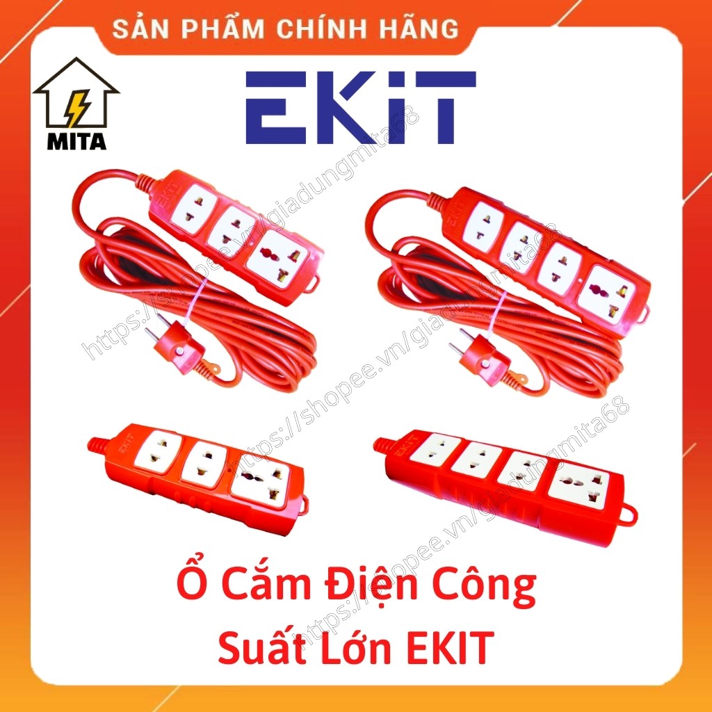 Ổ cắm điện công suất lớn siêu chịu tải EKIT, ổ điện không dây EKIT 4500w-8000w - MITA