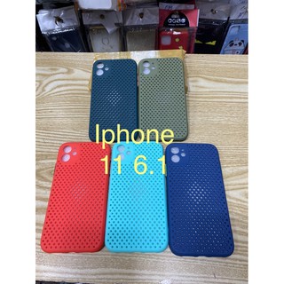 Ốp Iphone 11 6.1 dẻo màu lưới thoát nhiệt