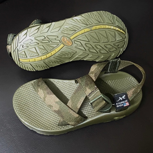 Dép Sandal Nam Chaco Rằn Ri Đế Thơm Mã D101