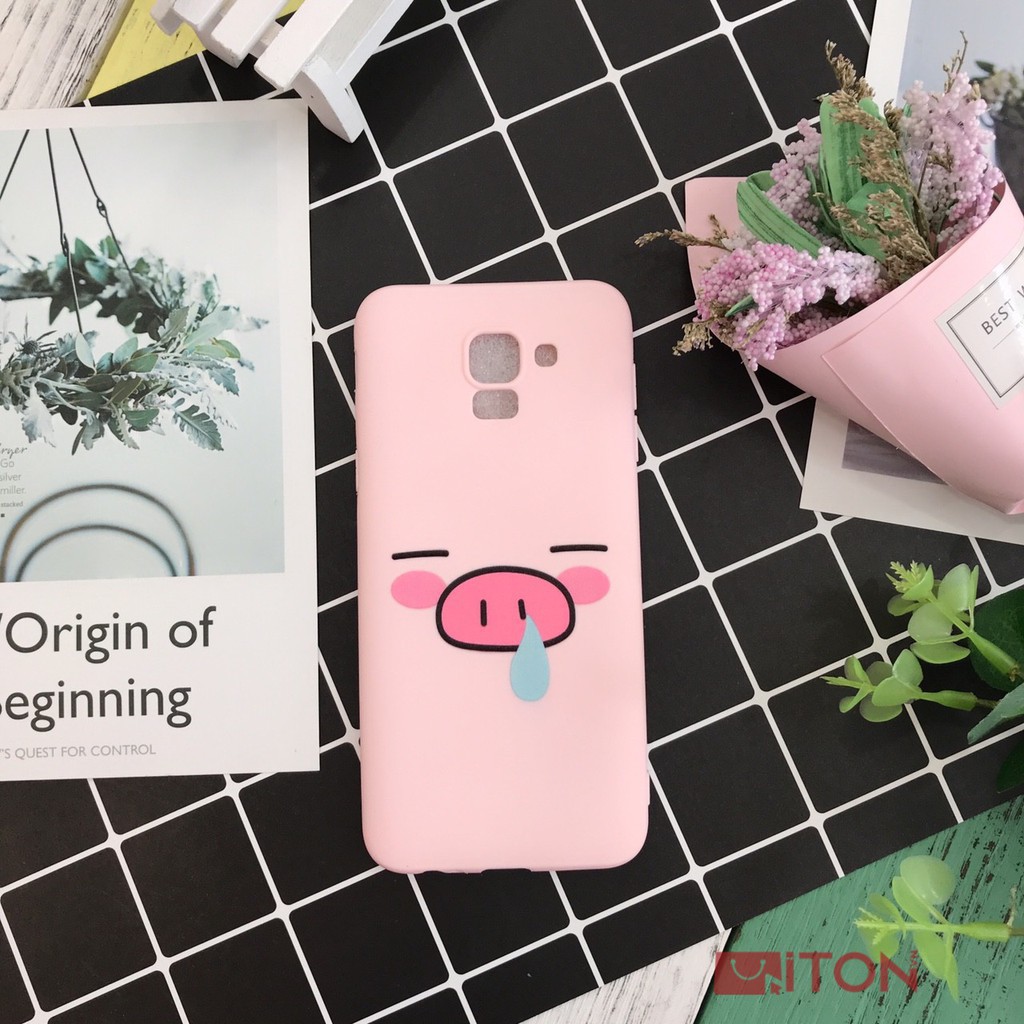 Ốp dẻo in hình 3D ngộ nghĩnh cho Samsung Galaxy J4Plus | J6 | J6Plus