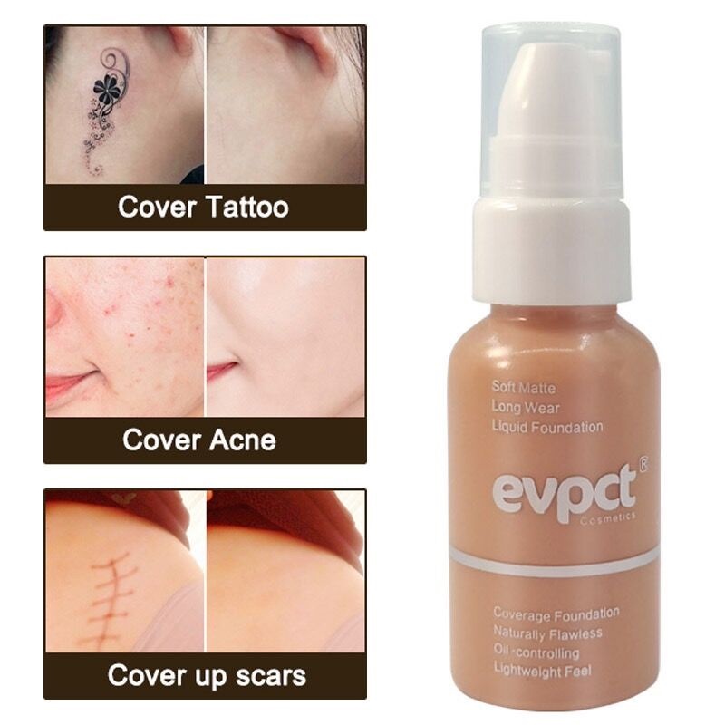 [Hàng mới về] Kem nền BB dạng lỏng màu lì độ che phủ cao lâu trôi chống thấm nước kiềm dầu 24 giờ cho mặt 30ml | BigBuy360 - bigbuy360.vn