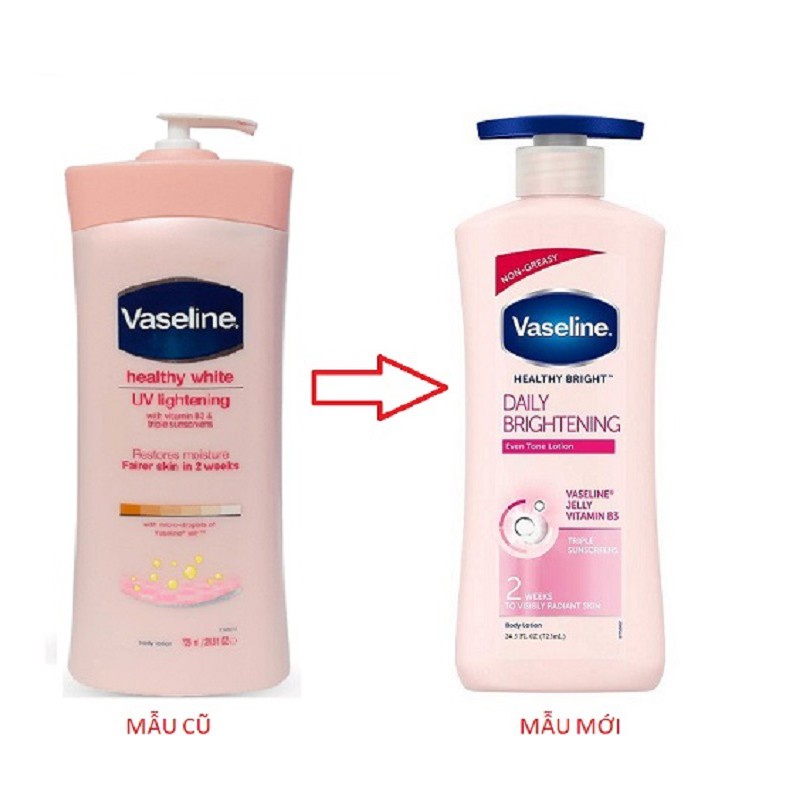 Sữa dưỡng thể Vaseline Body Lotion hàng Mỹ 725ml mẫu mới 2021