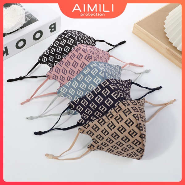 Khẩu Trang cotton 3 Lớp Chống Bụi Thoáng Khí Có Thể Giặt Tái Sử Dụng