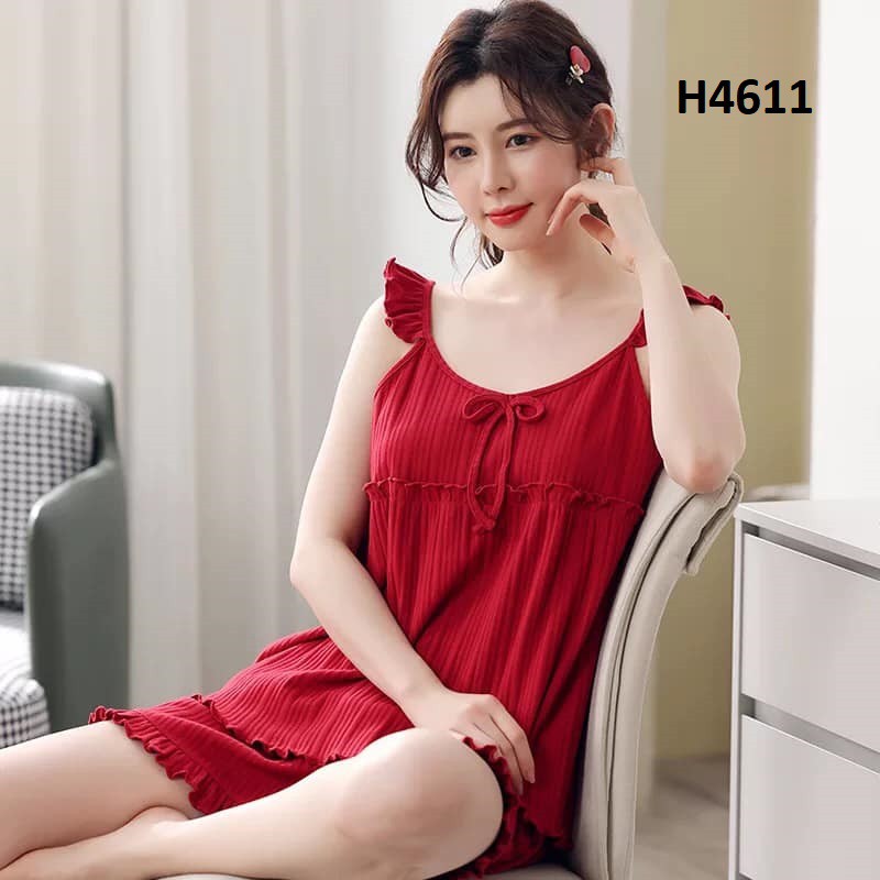 H4605 - Bộ mặc nhà hai dây nữ hàng nhập