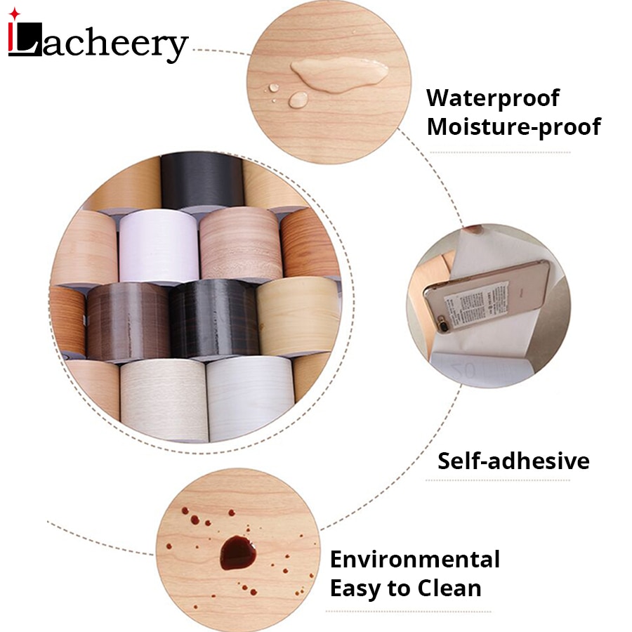 Cuộn Dây Dán Tường Trang Trí Chống Nước 5m