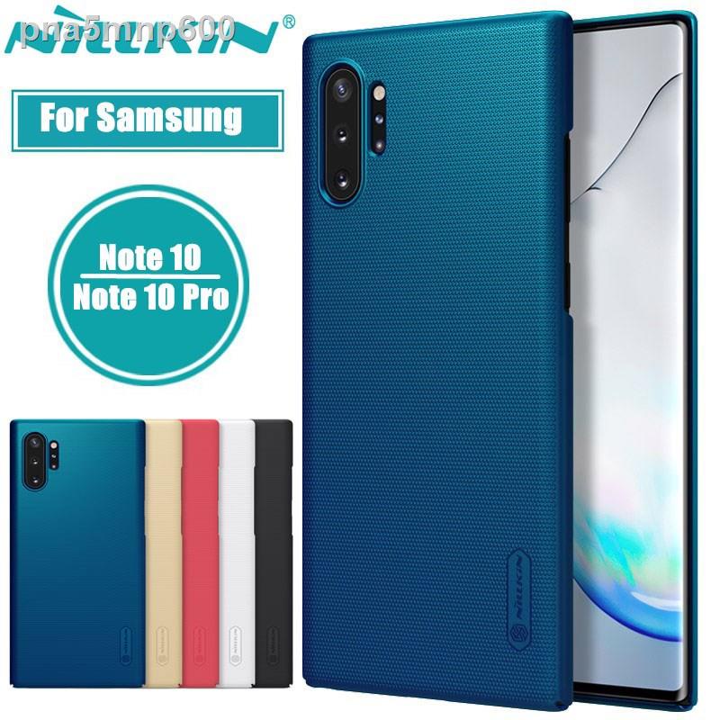 Ốp điện thoại NILLKIN nhựa PC cứng nhiều màu cho Samsung Galaxy Note10 Note 10 Plus Pro Not