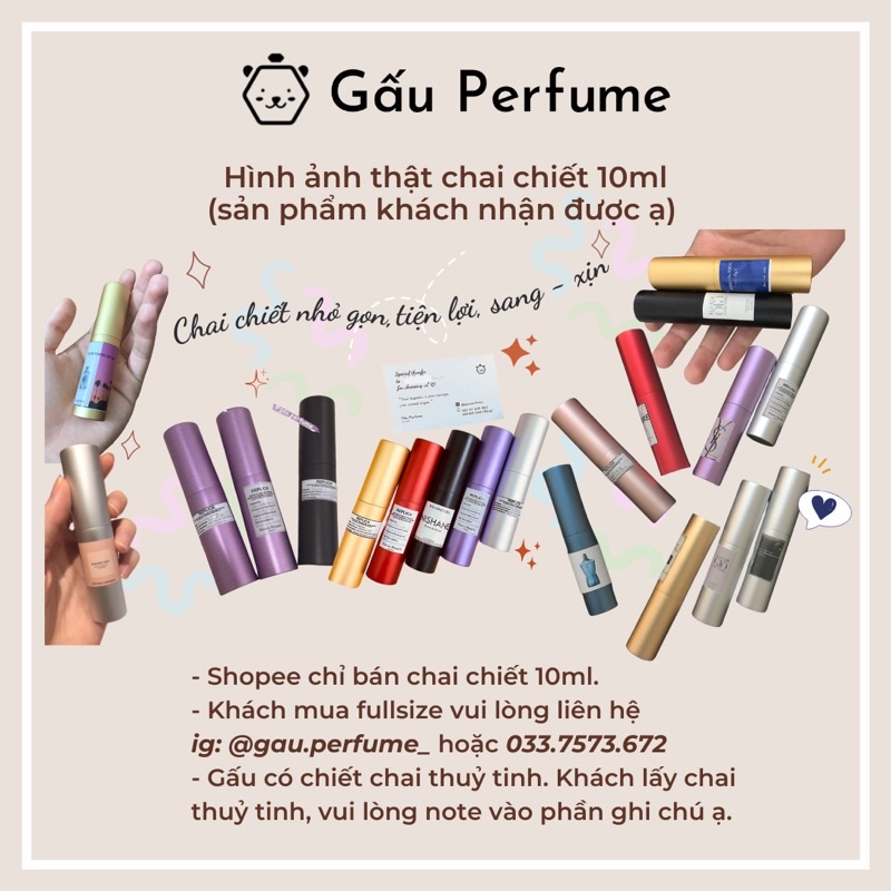 Mẫu thử nước hoa lost cherry 10ml chính hãng