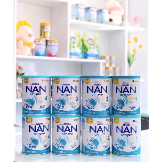 sữa Nan optipro cua Nga số 1,2,3,4 mẫu mới