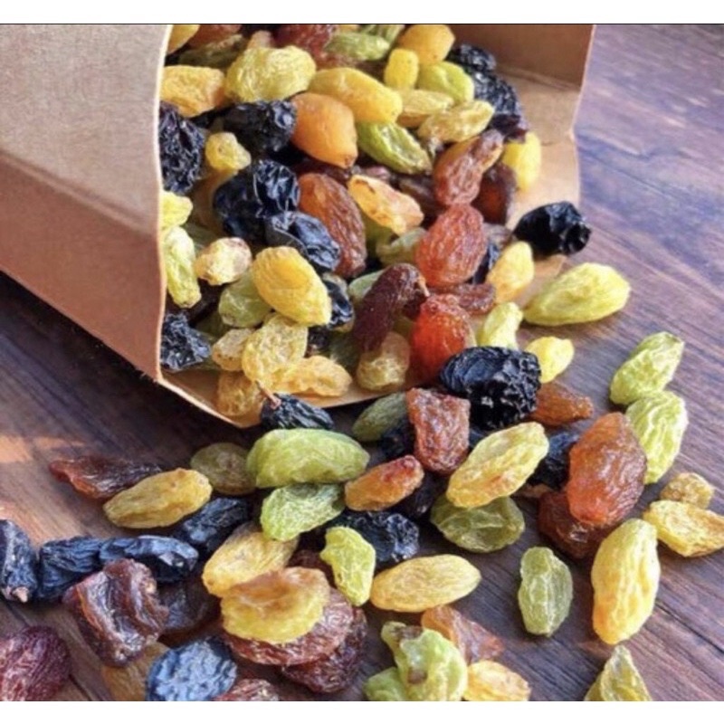 Nho khô mix 3 màu 500g