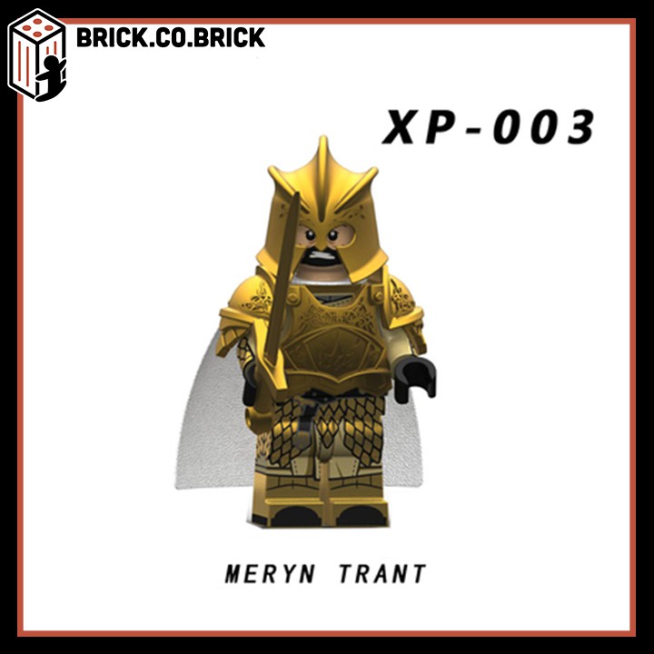 Minifigures Hiệp sỹ giáp vàng Game of Throne Đồ chơi lắp ráp trung cổ Trò Chơi Vương Quyền KT1001
