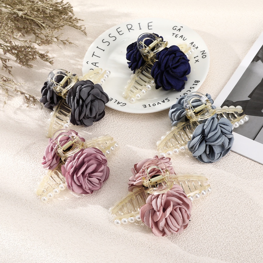 Giá Đỡ Kẹp Tóc Hình Hoa Đính Ngọc Trai Thời Trang Hàn Quốc