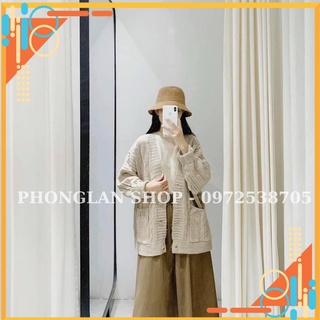 Áo Cadigan Khoác Len Phong Cách Hàn Quốc Kiểu Dáng Trẻ Trung
