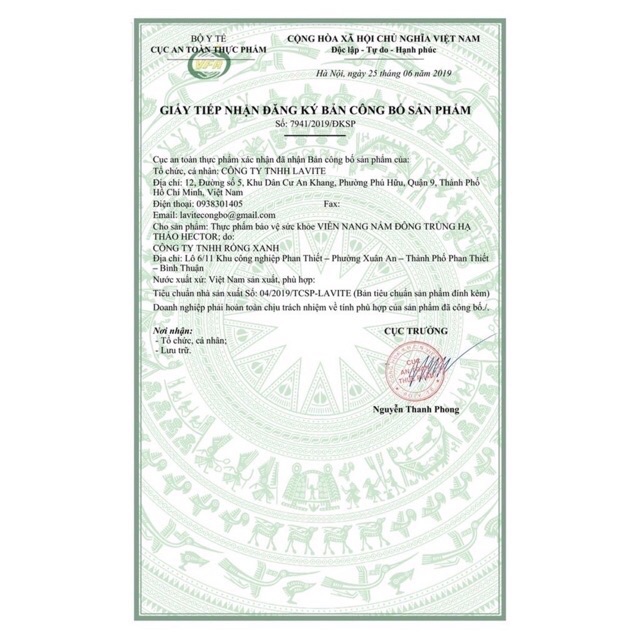 &quot;ĐÔNG TRÙNG HẠ THẢO HECTOR dạng Viên Nang (30 viên).