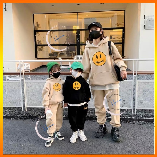 Bộ Nỉ Bông Dài Tay Dày Dặn Dành Cho Bé Trai Và Bé Gái Gái Siêu Ấm Dễ Thương