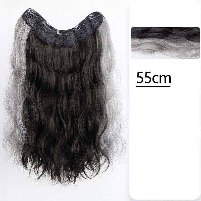 Bộ Tóc Giả Dài Xoăn Gợn Sóng Màu Ngọt Ngào Thời Trang