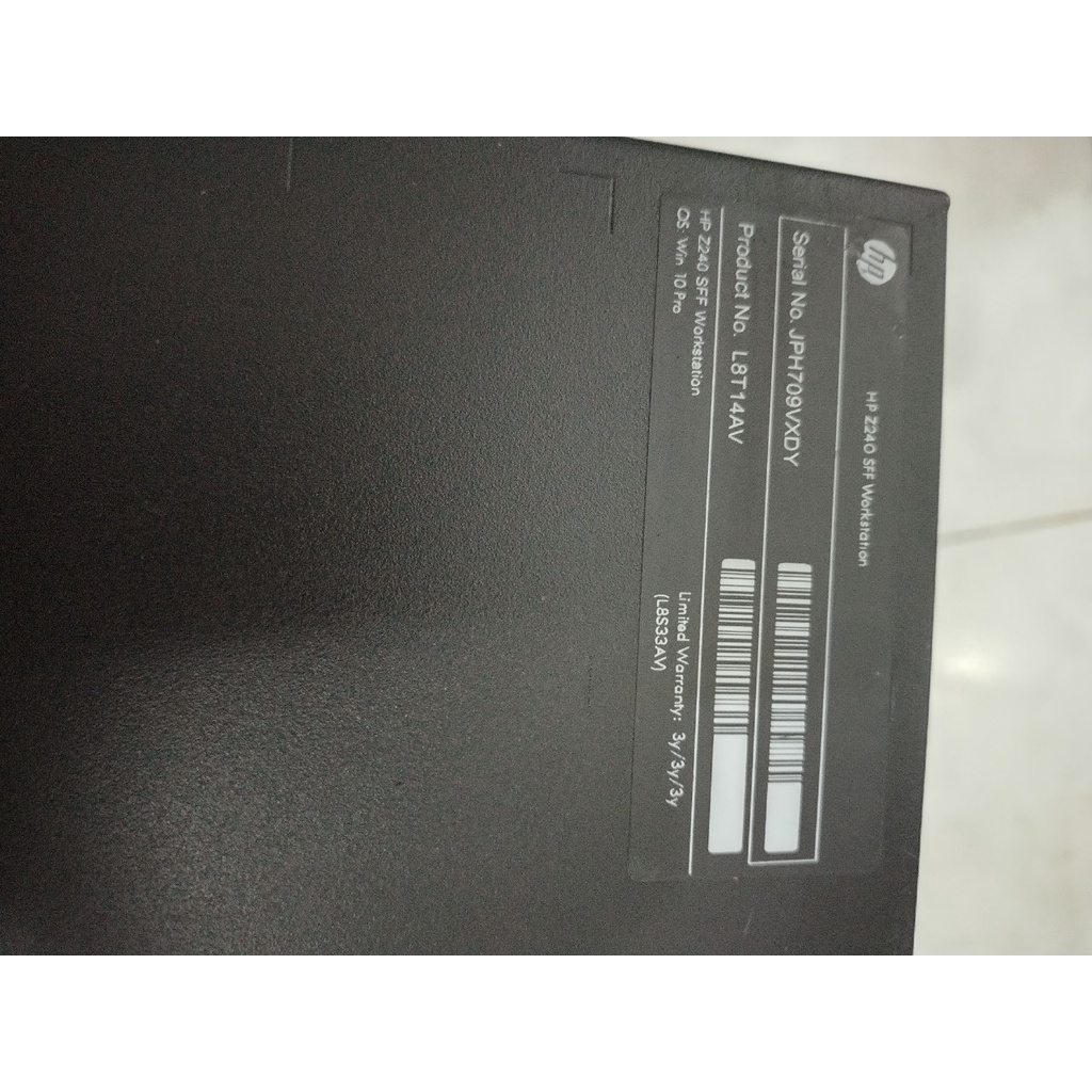 HP Z240 xeon E3-1245v5-8G-128G ssd / Workstation