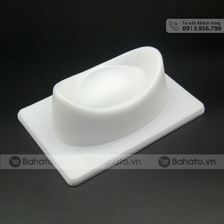 Khuôn nhựa làm rau câu, thạch socola hình thỏi vàng 13 x 8 x 5 cm