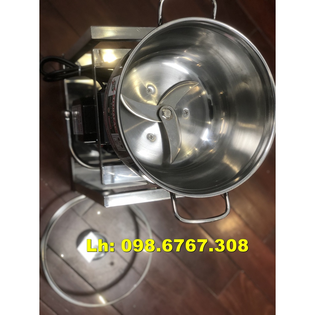 Máy xay thịt làm giò chả, ruốc, pate, giềng, xả, rau củ... 900W khung vuông chắc chắn