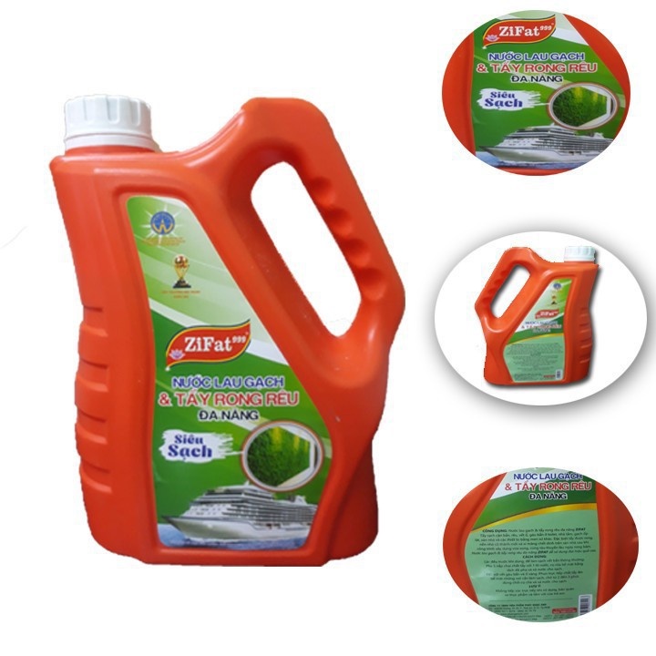 Nước lau gạch và tẩy rong rêu đa năng 2l can cam chuyên tẩy rong rêu cực mạnh-NƯỚC TẨY SIÊU SẠCH
