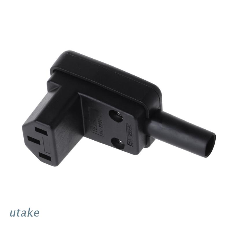Dây cáp kết nối nguồn góc 90 độ IEC 320 C13 AC 10A 250V