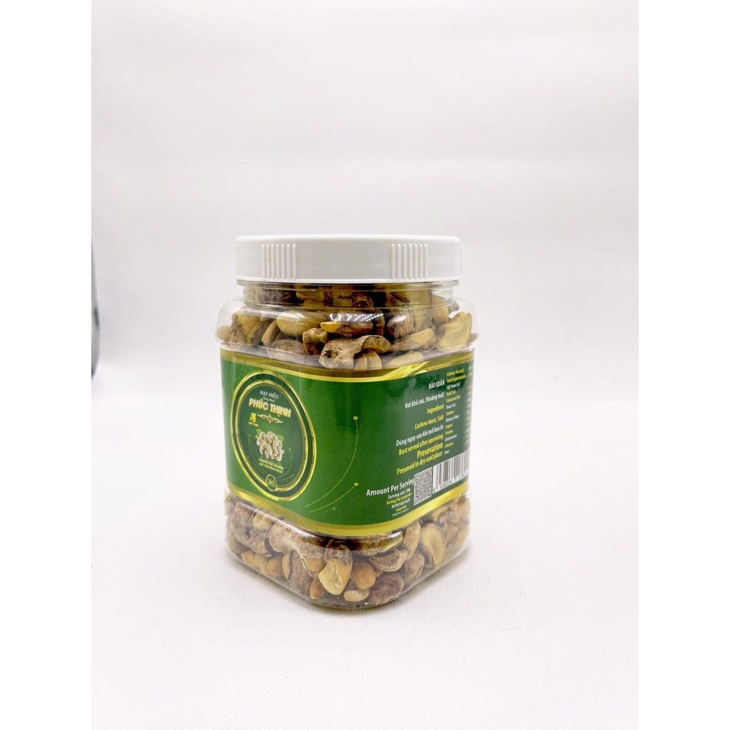 Hạt Điều Bể Vỏ Lụa Rang Muối 500g , hạt Điều rang muối Vỏ lụa bể 500g , hạt điều bể rang 500g , hạt điều bể đôi