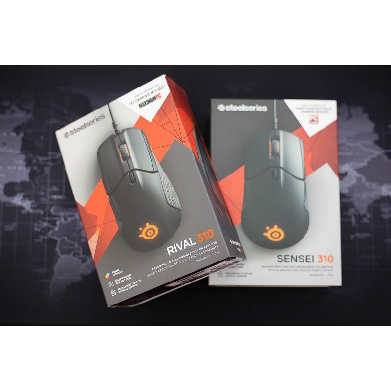 Chuột chơi game Steelseries Rival 310 RGB gaming mouse (100 -12000 in 100 CPI Increments)