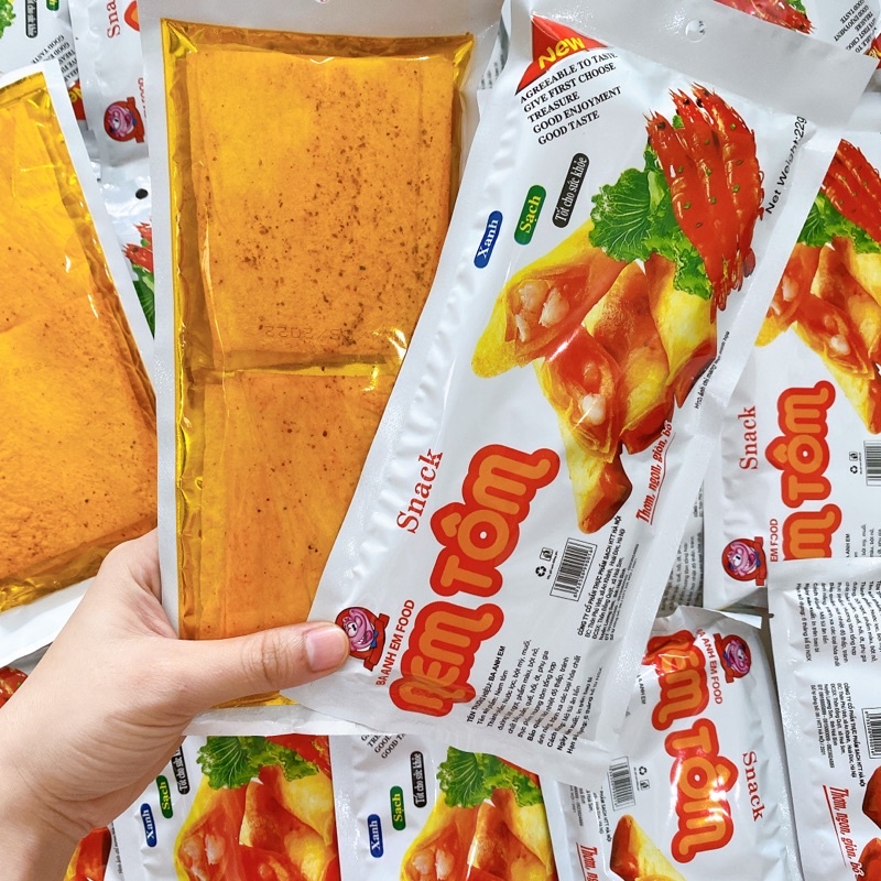 Snack Nem Tôm Thơm Ngon - Đồ Ăn Vặt Tuổi Thơ