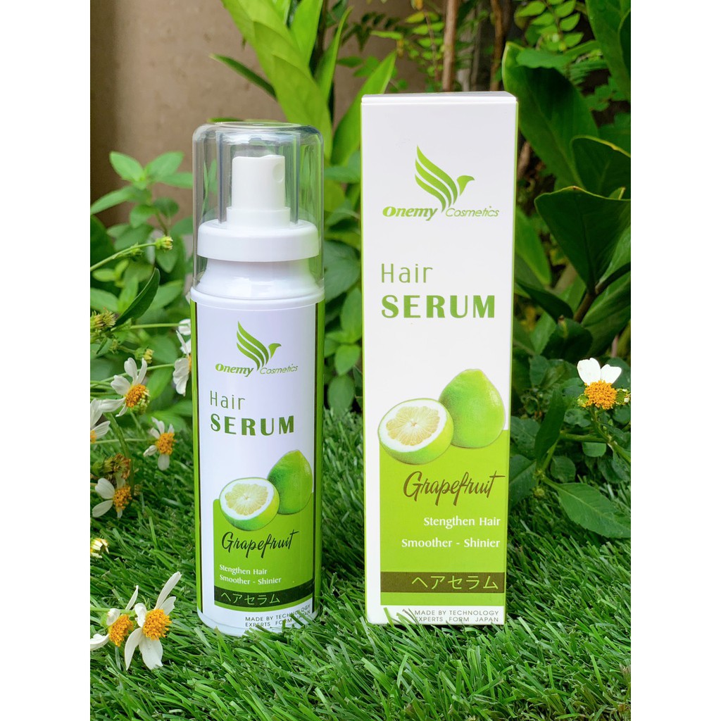 Serum tóc tinh dầu bưởi Onemy Grapefruit mọc tóc, giảm rụng và phục hồi tóc hư tổn