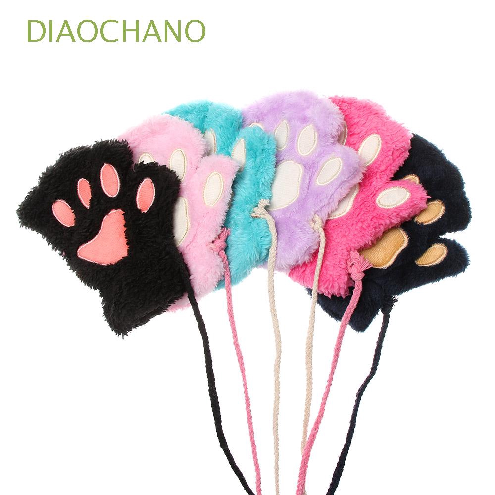 DIAOCHANO Lovely Warm Fluffy Winter Warm Plush Children Gloves