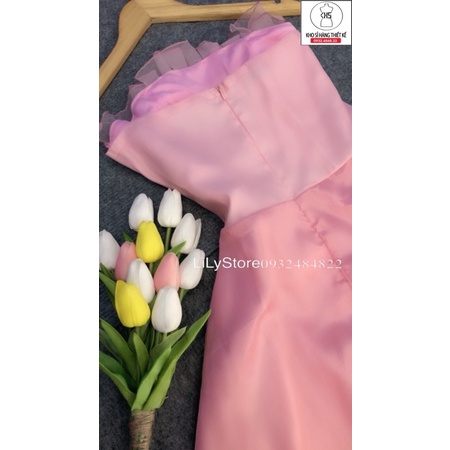 ĐẦM MAXI CƯỚI DỰ TIỆC XOÈ TẦNG full size :S/M/L/XL ( ẢNH VÀ VIDEO CHỦ SHOP TỰ QUAY 10000% )