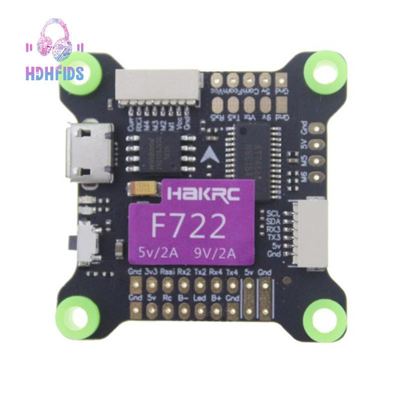 HAKRC F722 Flight Control Integrated 5V 9V Dual BEC Built-in OSD Controller 3-9S for RC Racer Drone FPV Quadcopter DIY Aircraft