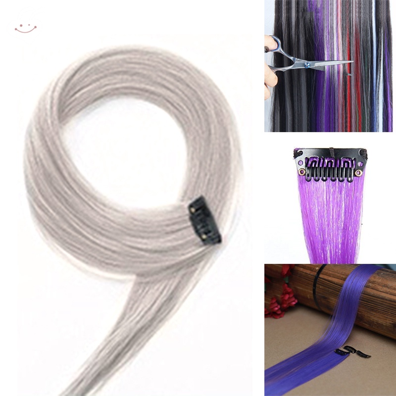 Tóc Giả Dài Thẳng Màu Lì Đơn Sắc Chịu Nhiệt Độ Cao Không Để Lại Dấu Thời Trang Cho Nữ