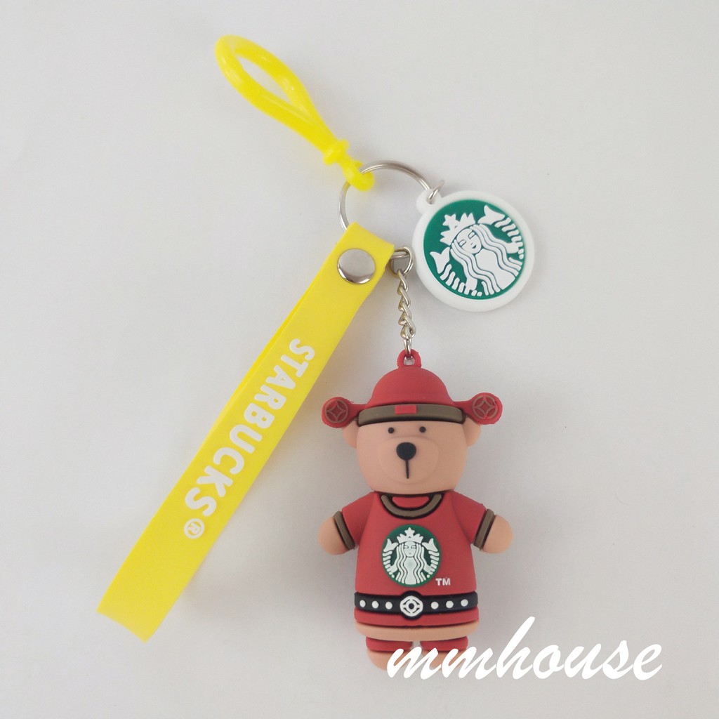 Móc khóa hình chú gấu 36 kiểu lựa chọn