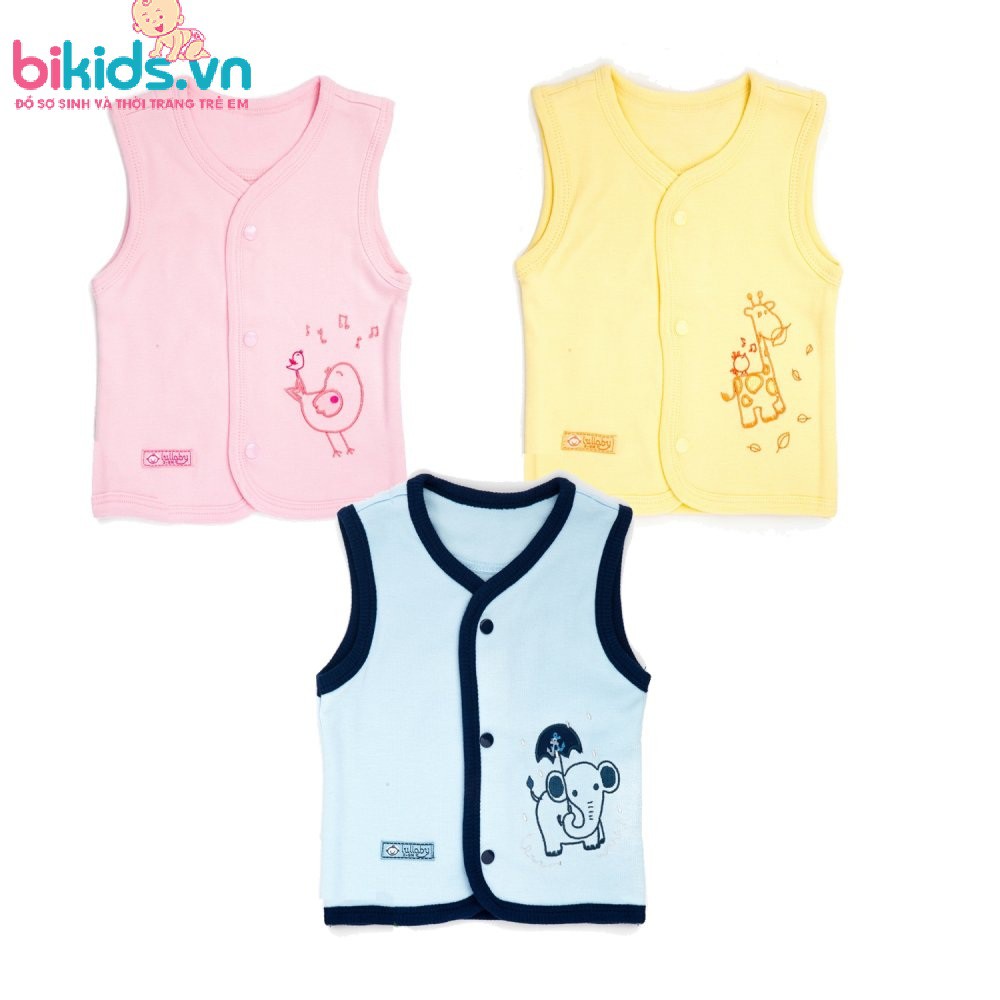 Áo gile 2 lớp trơn Lullaby (3m-4y)