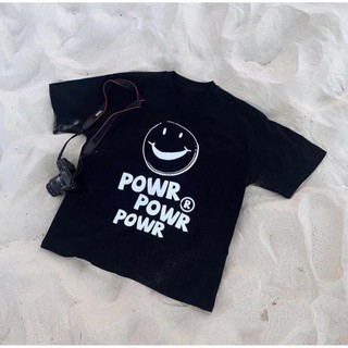 Áo Thun Mặt Cười PO.WR Unisex