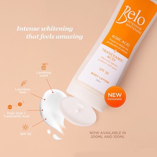 [Tặng Chai 200ML ] Lotion trắng da tuýt 200ml hãng Belo