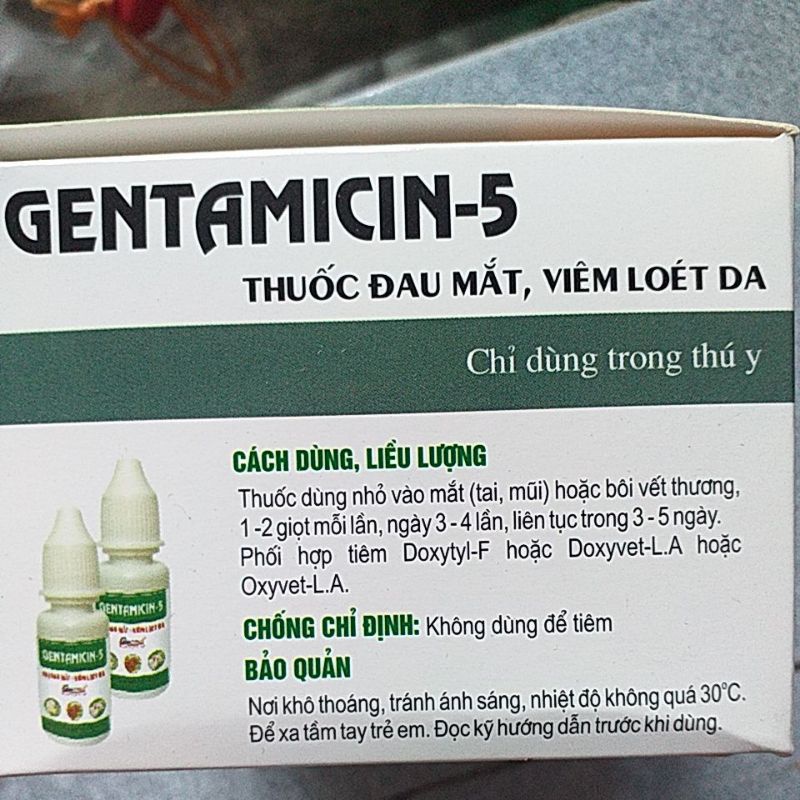 Thuố.c nhỏ mắt tai mũi cho thú y chó mèo lợn gà, thú cưng đa.u mắt, vi.êm k.ết mạc, sưn.g mắt, gèn, dử, chảy nước mắt
