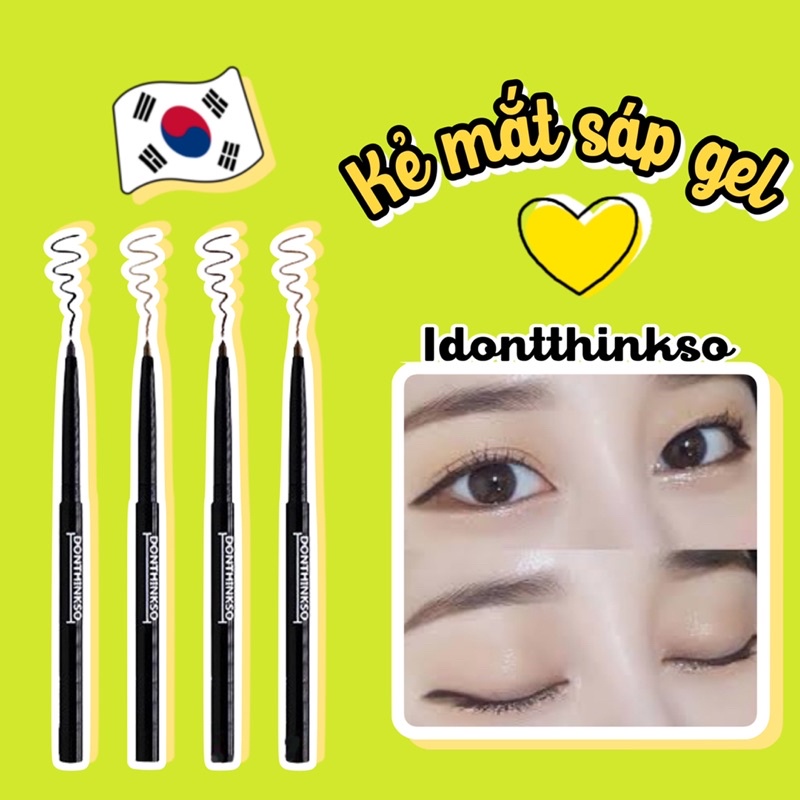 “BẢNG MÀU MỚI” KẺ MẮT SÁP GEL I DON'T THINK SO CHỐNG TRÔI LEM🤩